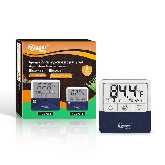 Hygger Transparency Digital Thermometer Tropical Treasures Wyo LLC