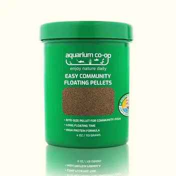 Aquarium Co-op Easy Community Floating Pellets 4oz (In Store Pickup Only) Aquarium Co-op