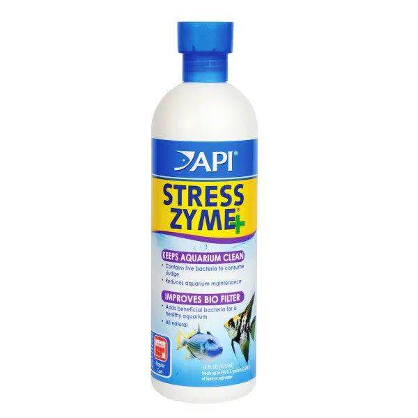 Aquarium water conditioner API StressZyme for clear water