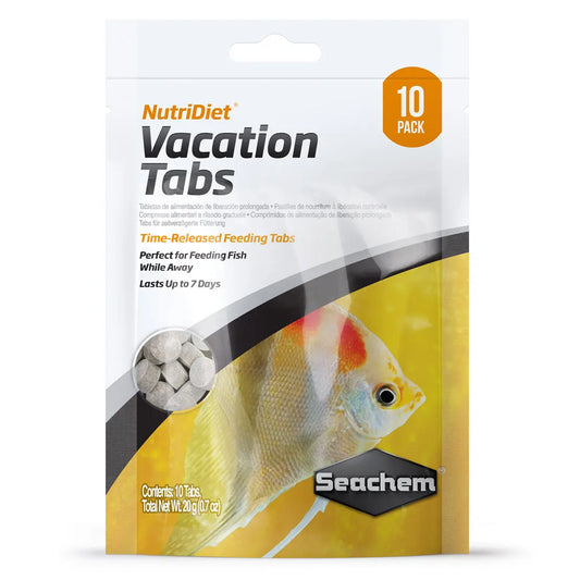 Seachem NutriDiet Vacation Tabs 10 pack