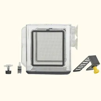 Ziss Premium Breeder Box – external acrylic hang-on aquarium breeding system with air-driven water circulation.